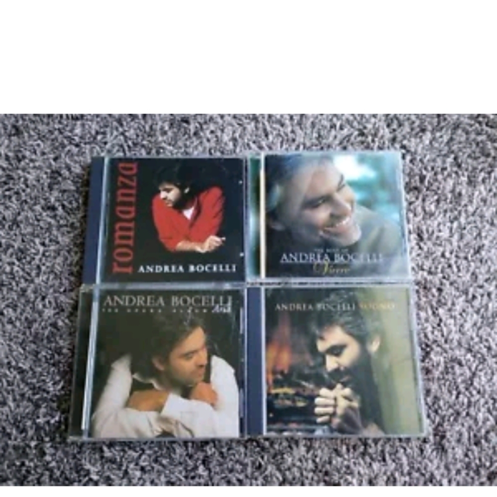 Lot Of 4 Andrea Bocelli Cds Best Of , Romanza , Sogno &The Opera Album